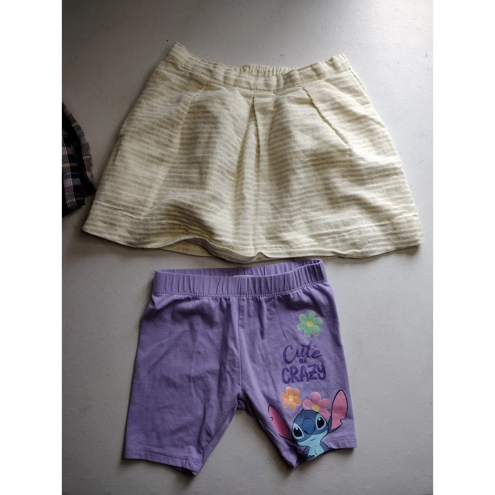 Girls Skirts and Shorts Bundle Levi's Old Navy Disney Garanimals Size 5T 9pc Lot